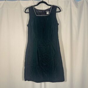 Vintage CDC Emerald Green Velvet Mini Dress